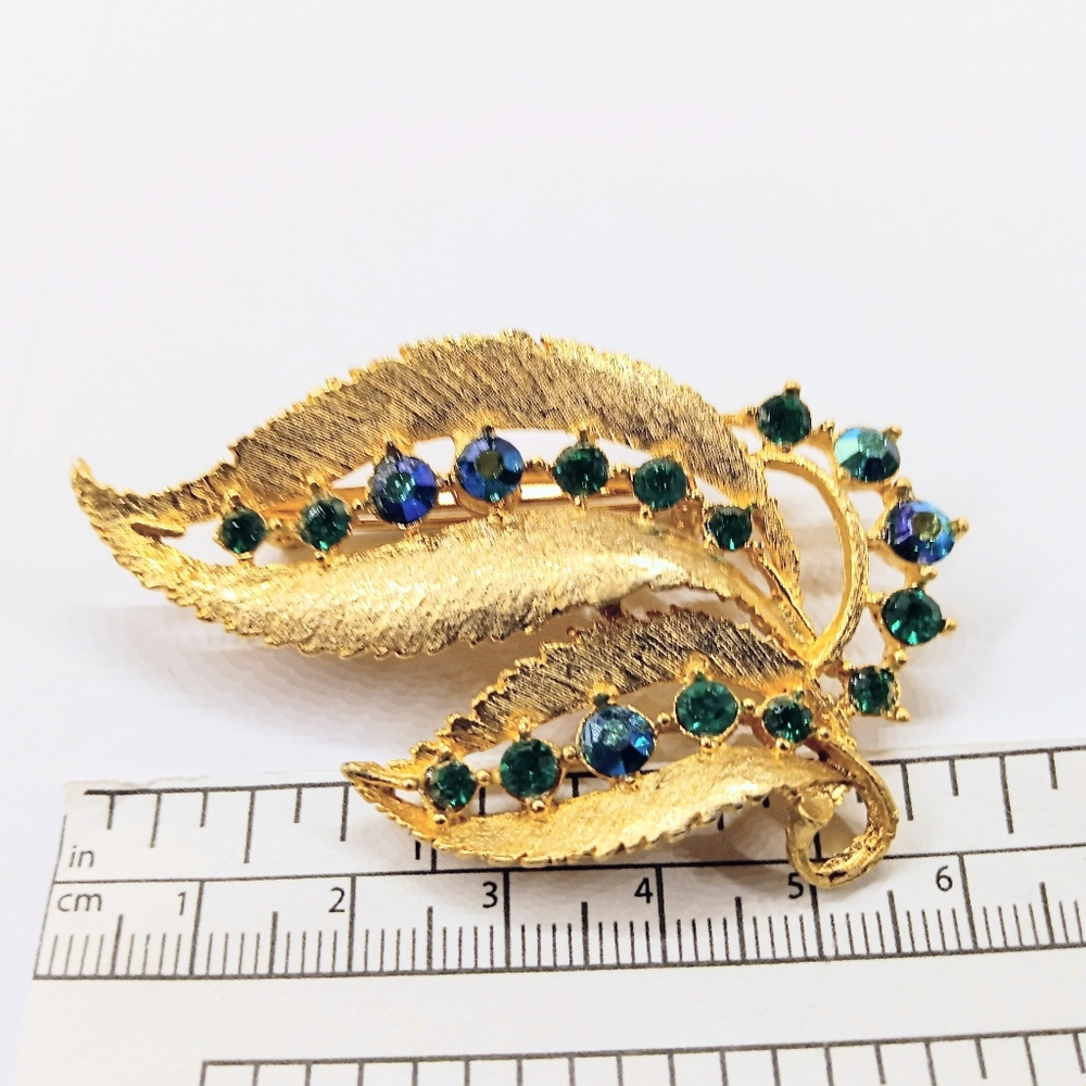 Vintage Jewelry Lot Of 2 Brooches Pins - Picture 4 of 5